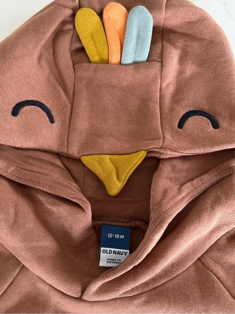 Old Navy Little Turkey One Piece Baby Romper 12-18M NEW